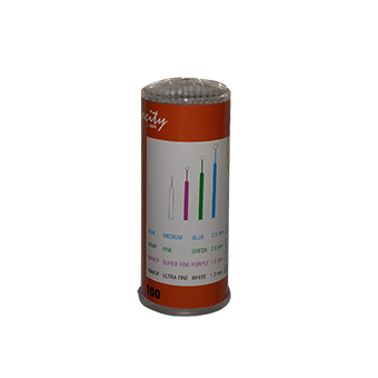 GPI MICROBRUSH 1.2MM WHITE 100/PK - VDMUF 